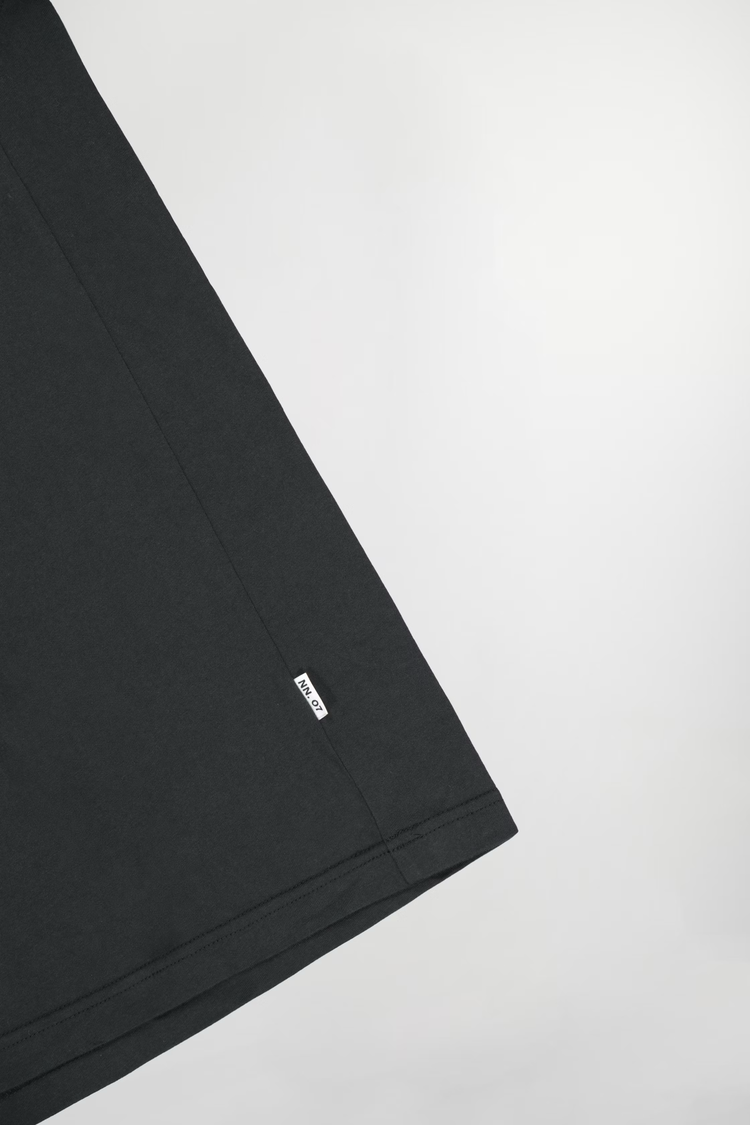 No Nationality 07 Adam 3209 Casual Pima T-shirt 'Black'