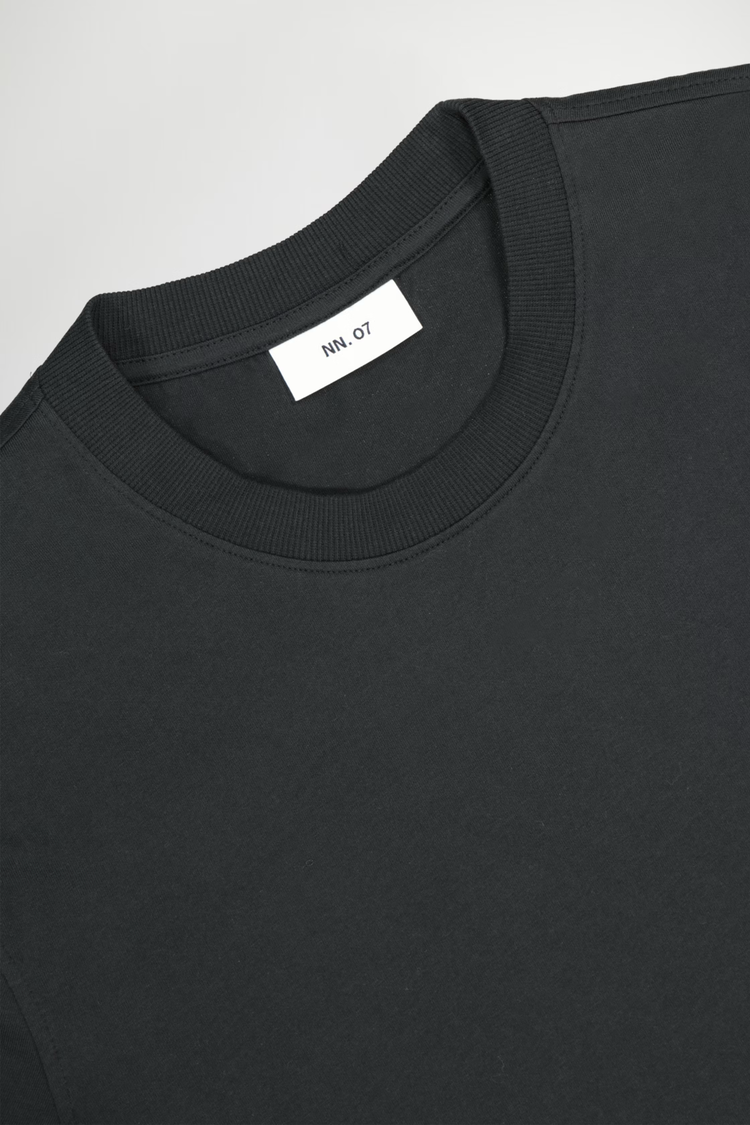 No Nationality 07 Adam 3209 Casual Pima T-shirt 'Black'