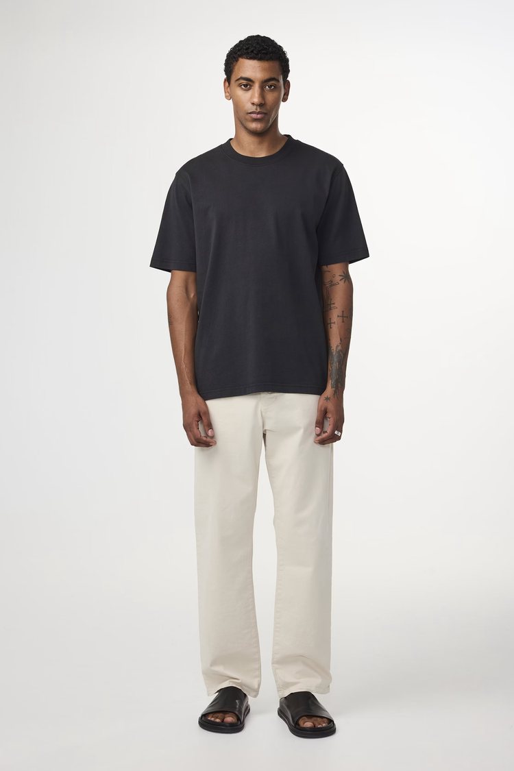 No Nationality 07 Adam 3209 Casual Pima T-shirt 'Black'