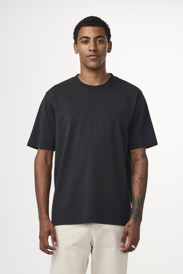 No Nationality 07 Adam 3209 Casual Pima T-shirt 'Black'