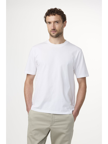 No Nationality 07 Adam 3209 Casual Pima T-shirt 'White'