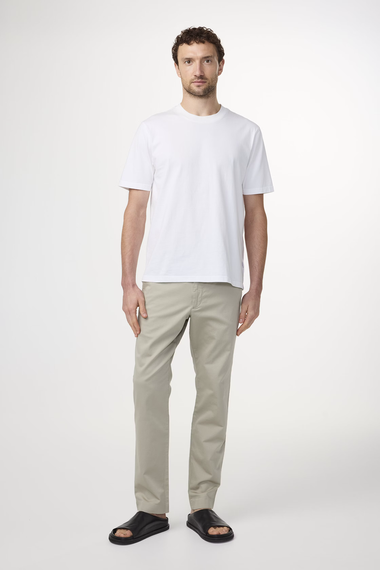 No Nationality 07 Adam 3209 Casual Pima T-shirt 'White'