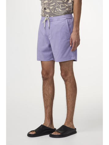 No Nationality 07 Gregor 1154 Lyocell Blend Shorts 'Violet'