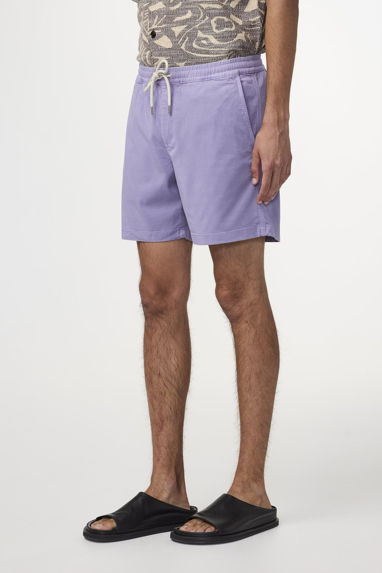 No Nationality 07 Gregor 1154 Lyocell Blend Shorts 'Violet'