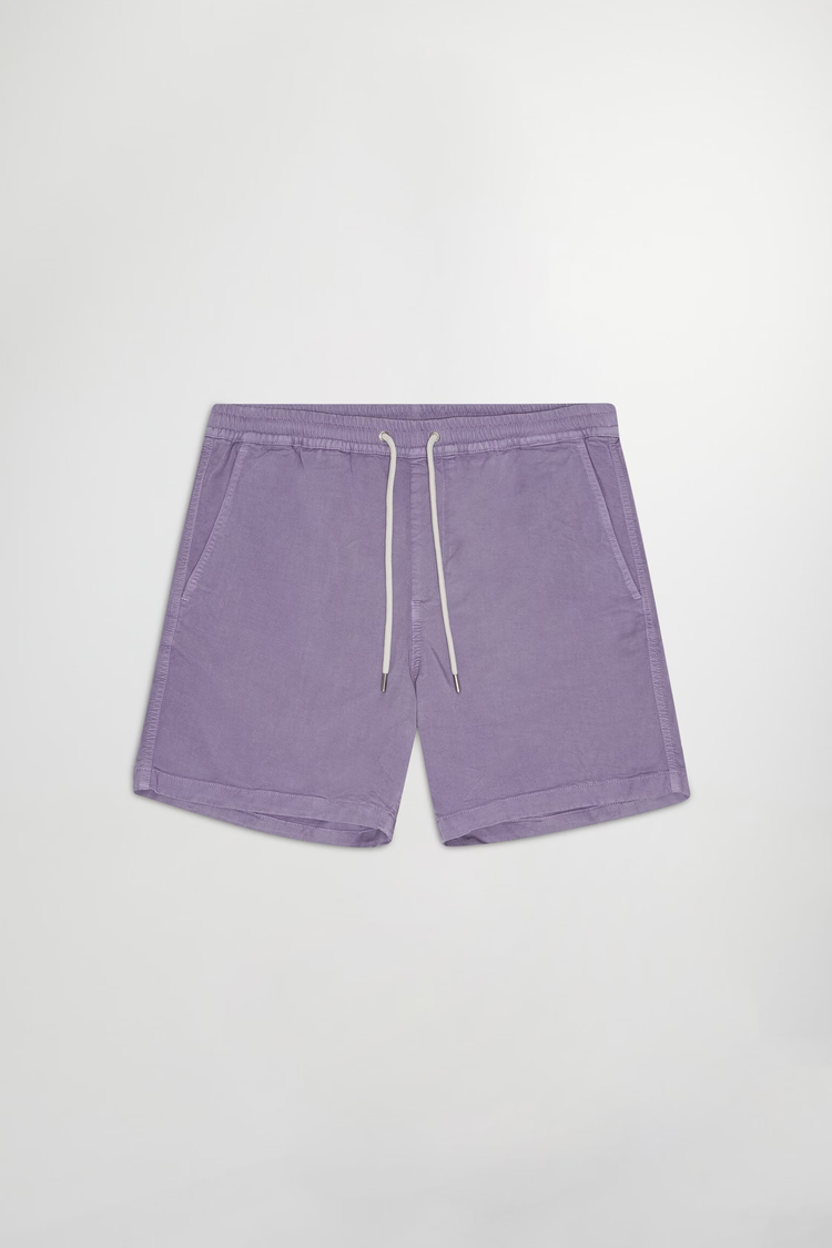 No Nationality 07 Gregor 1154 Lyocell Blend Shorts 'Violet'