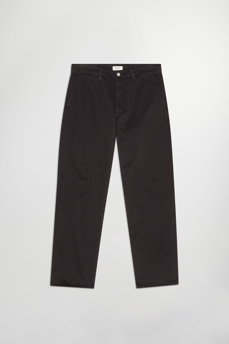 No Nationality 07 Aden 1923 Straight Leg Regular Fit Chino 'Black'