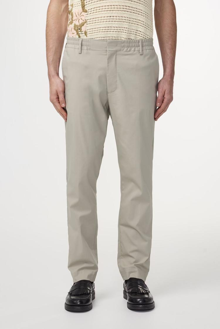 No Nationality 07 Billie 1680 Twill Trouser 'Fog'