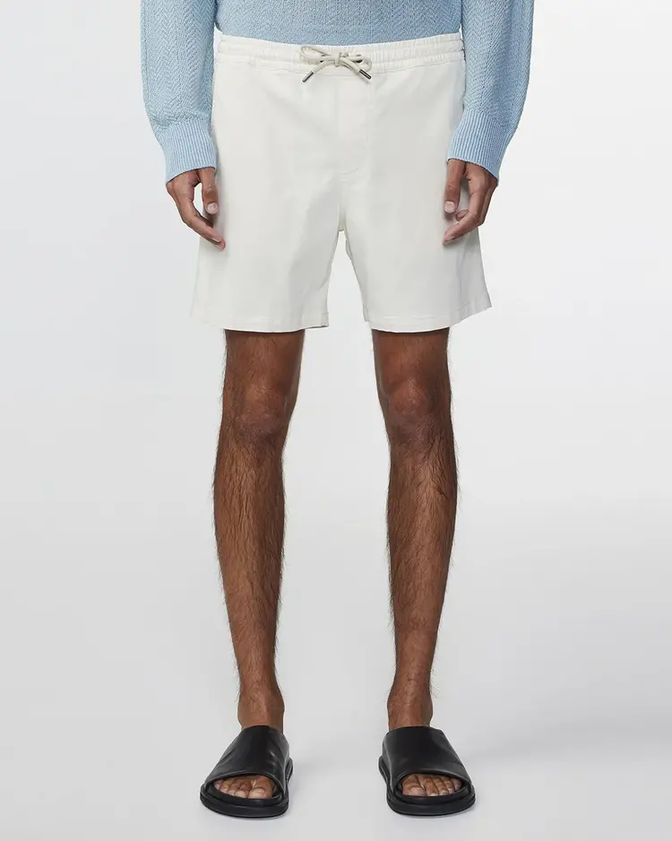 No Nationality 07 Gregor 1154 Lyocell Blend Shorts 'Vanilla'