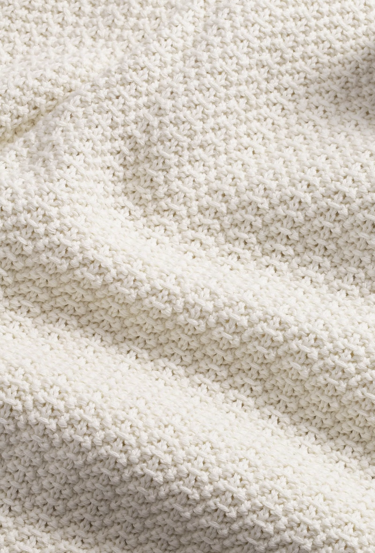 No Nationality 07 Marc 6686 Knitted Organic Cotton Shorts 'Ivory'