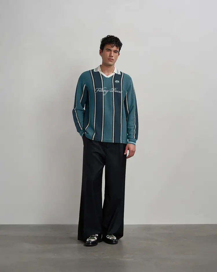 Filling Pieces Knit Football Jersey 'Dark Green'