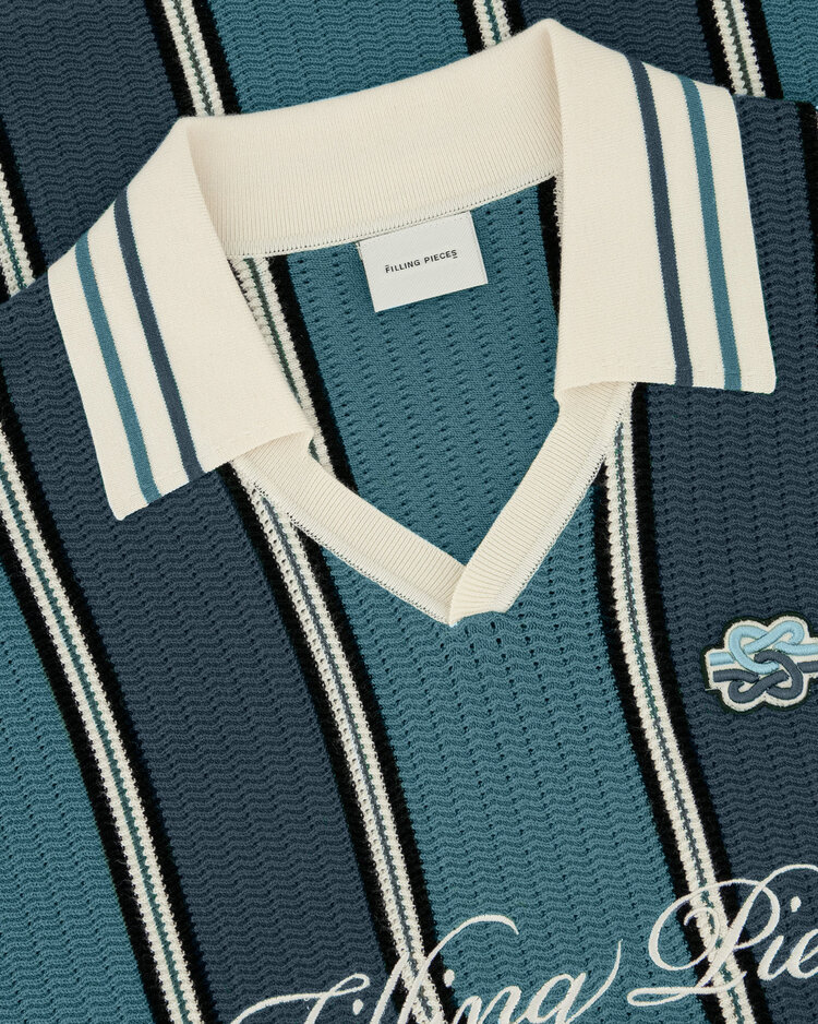 Filling Pieces Knit Football Jersey 'Dark Green'