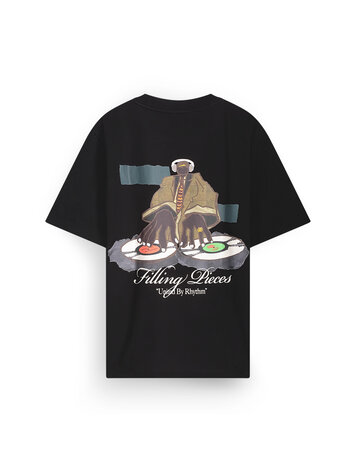 Filling Pieces T-shirt DJ 'Black'