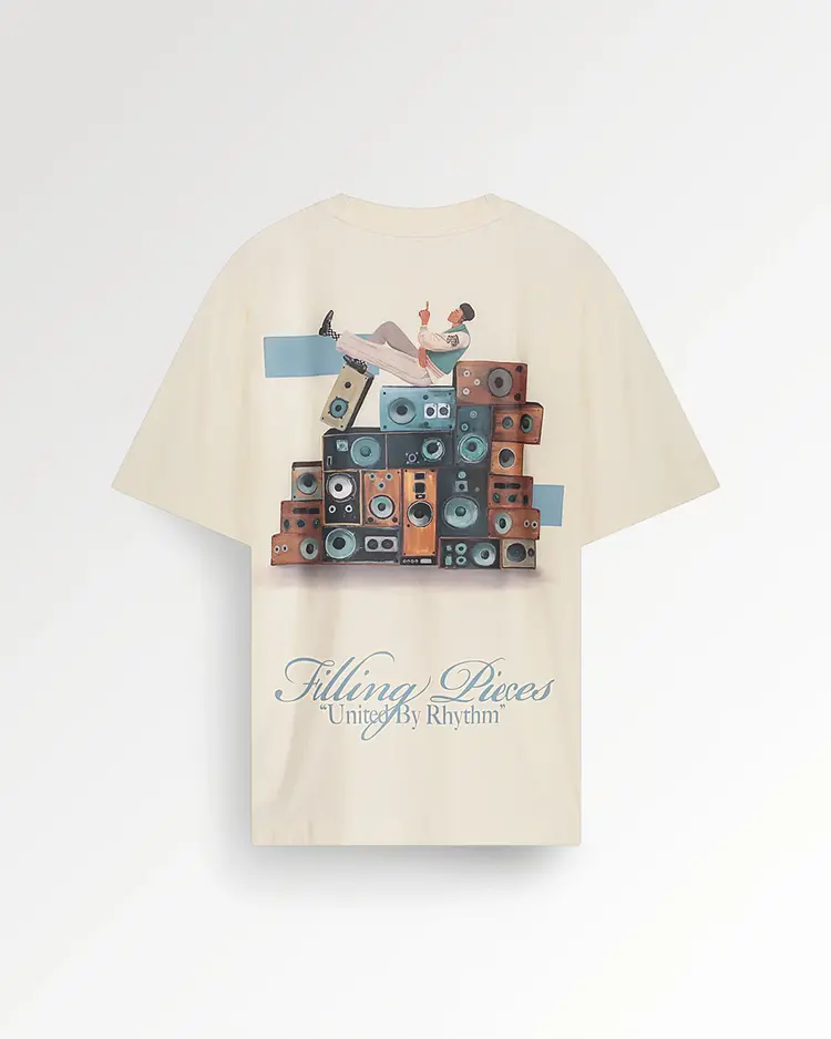 Filling Pieces T-Shirt Speaker Wall 'Antique White'
