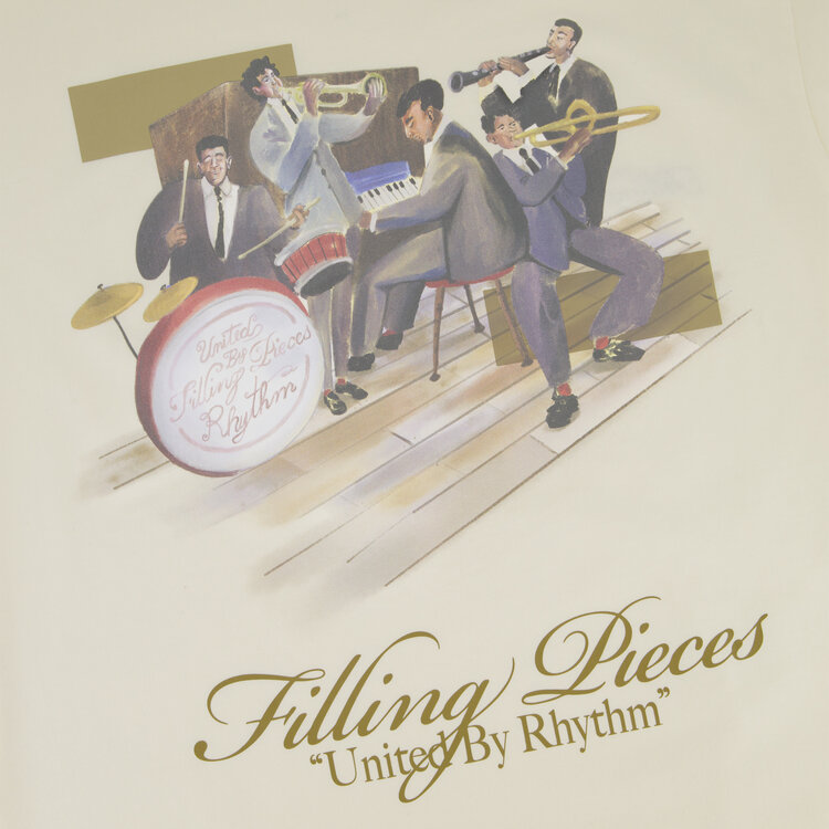 Filling Pieces T-Shirt Band 'Antique White'