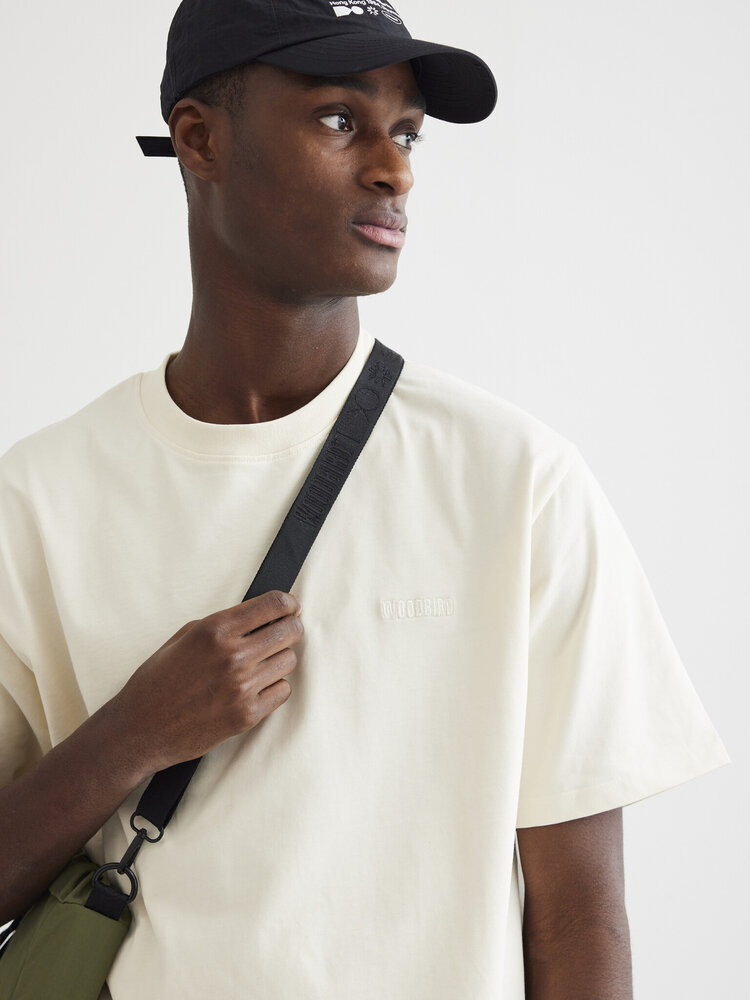 Woodbird Baine Base T-Shirt 'Off White'