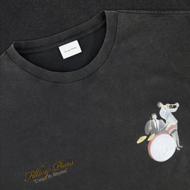 Filling Pieces T-Shirt Band 'Vintage Black'