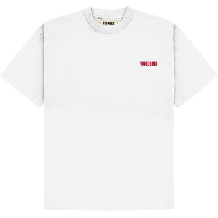 Woodbird Baine Space T-Shirt 'White'