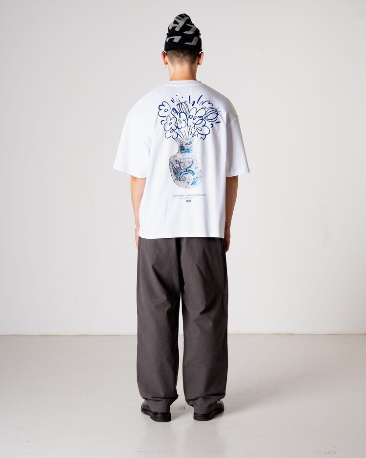 Woodbird Beam Ming T-shirt 'White'