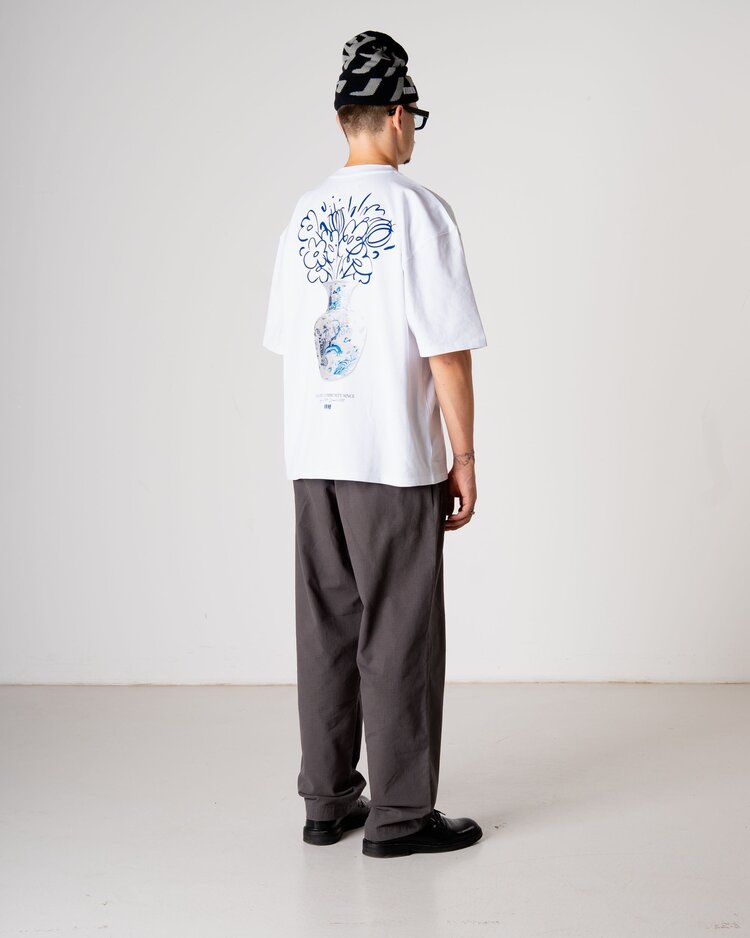 Woodbird Beam Ming T-shirt 'White'