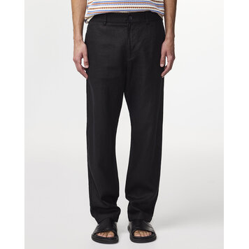 No Nationality 07 Aden 1454 Linen Chino 'Black'