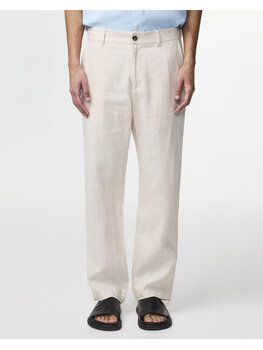 No Nationality 07 Aden 1454 Linen Chino 'Oat'