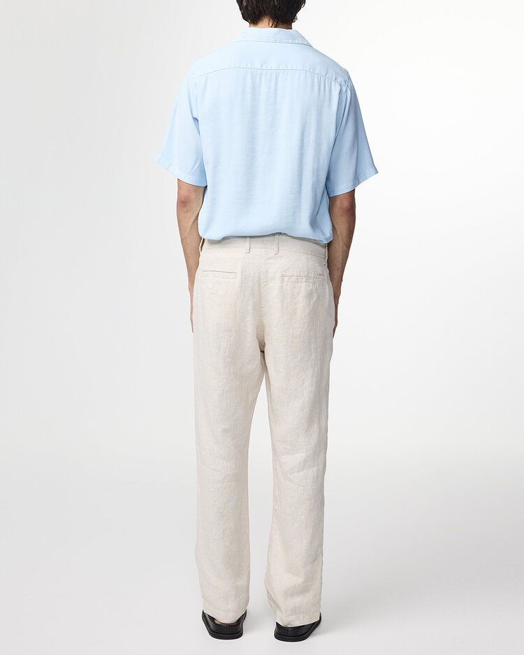 No Nationality 07 Aden 1454 Linen Chino 'Oat'