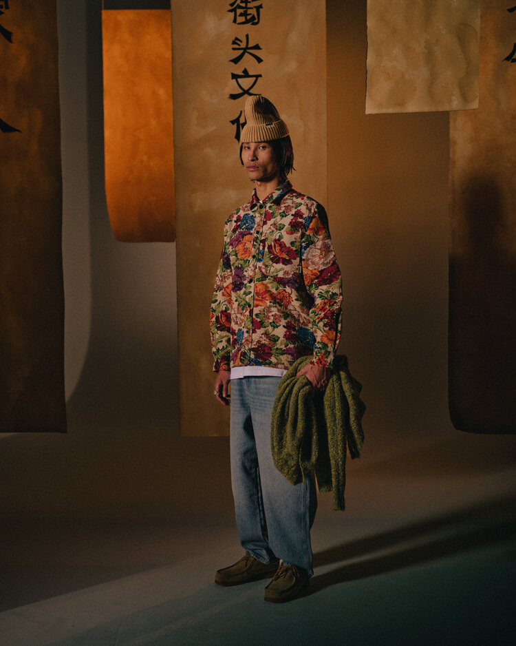 Woodbird Glixto Jaquard Shirt 'Light Blue'