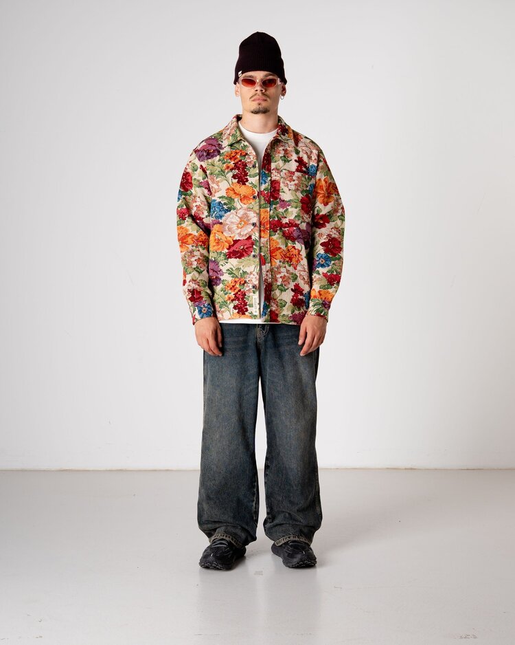 Woodbird Glixto Jaquard Shirt 'Light Blue'