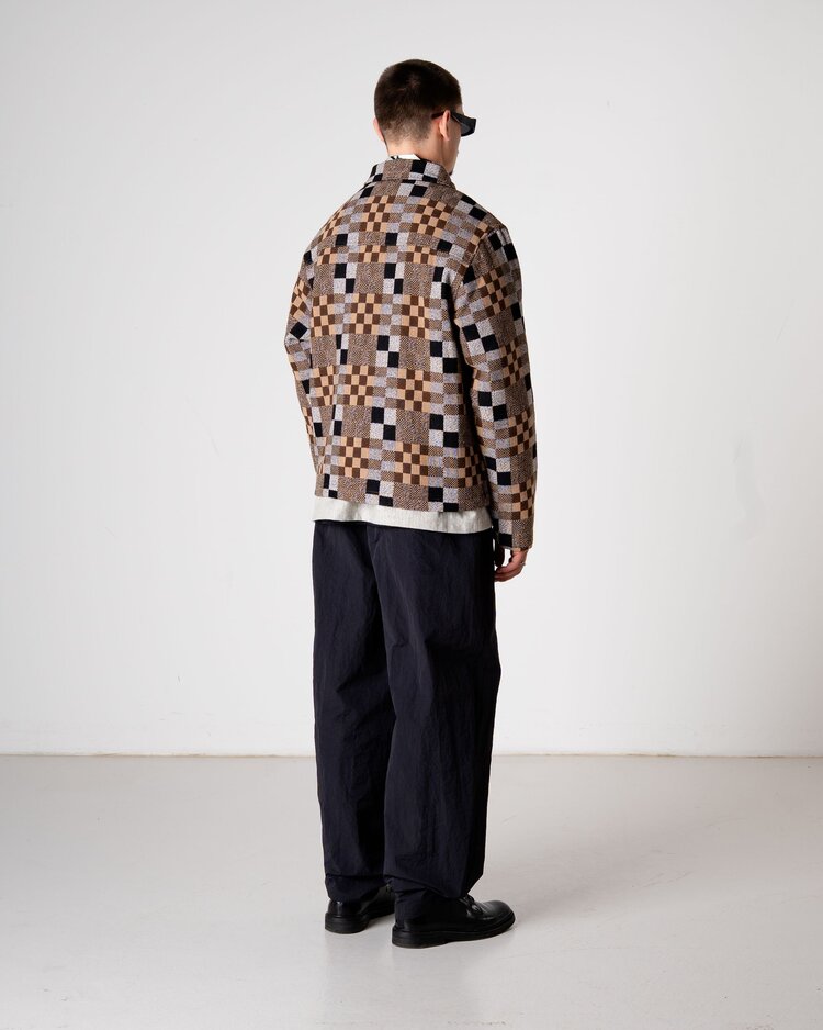 Woodbird Buck Patch Jacket 'Brown Check'