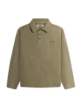 Woodbird Tom Knitted Polo 'Khaki'