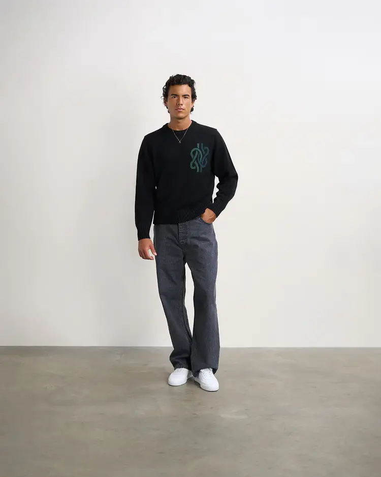 Filling Pieces Knit Sweater Knot 'Black'