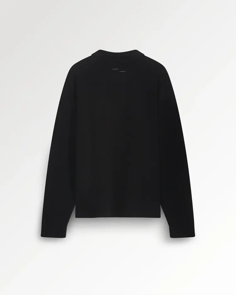 Filling Pieces Knit Shirt Boucle 'Black'