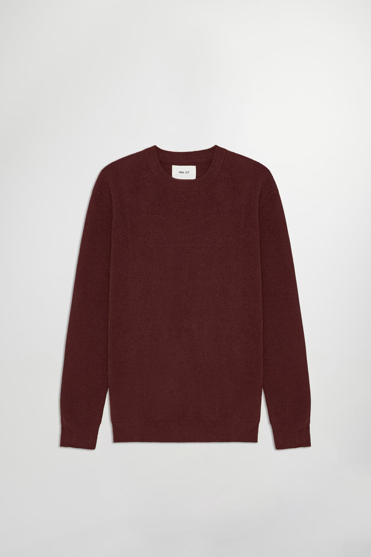 No Nationality 07 Danny 6429 Lightweight Sweater 'Wine Red'