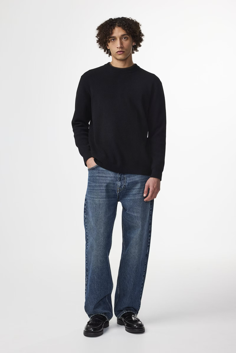 No Nationality 07 Danny 6429 Lightweight Sweater 'Black'