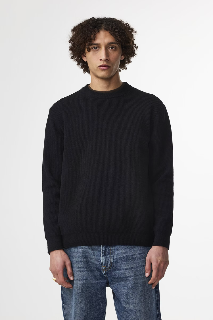 No Nationality 07 Danny 6429 Lightweight Sweater 'Black'