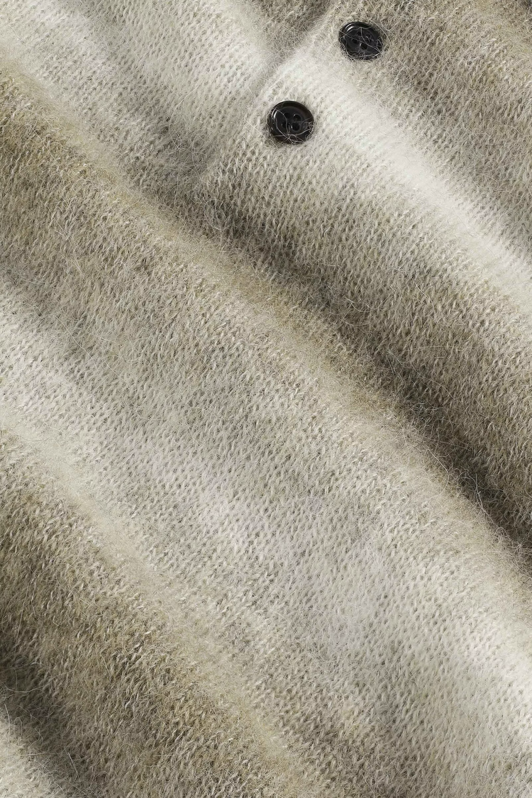 No Nationality 07 Alfie 6656 Knitted Polo 'Light Camel'