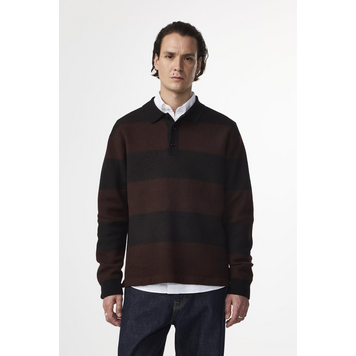 No Nationality 07 Rugby Polo Knitwear 60017 'Black'