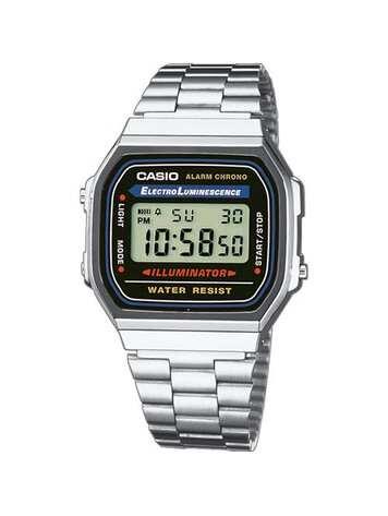 Casio Retro Silver A168WA-1YES