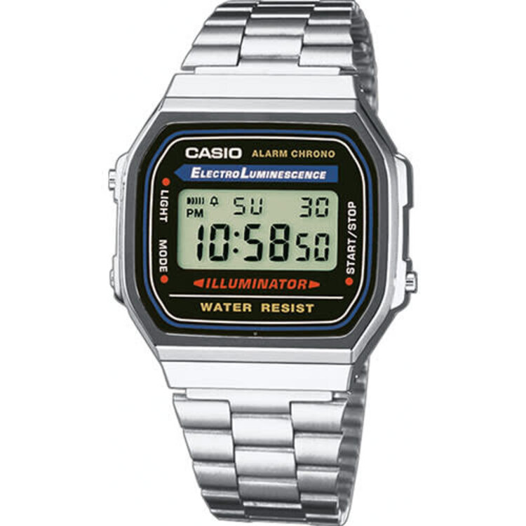 Casio Retro Silver A168WA-1YES