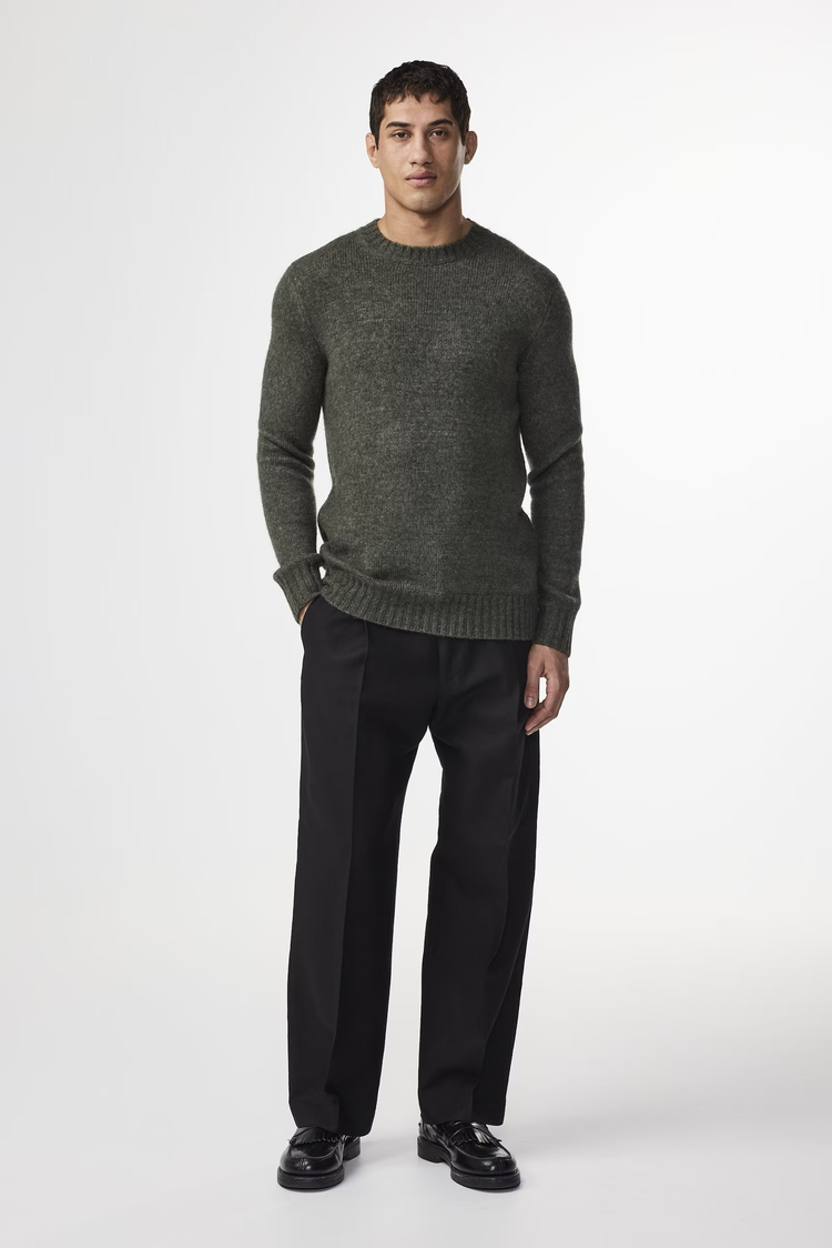 No Nationality 07 Lee 6598 Wool Blend Sweater 'Capers'