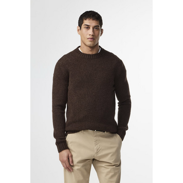 No Nationality 07 Lee 6598 Wool Blend Sweater 'Demitasse'
