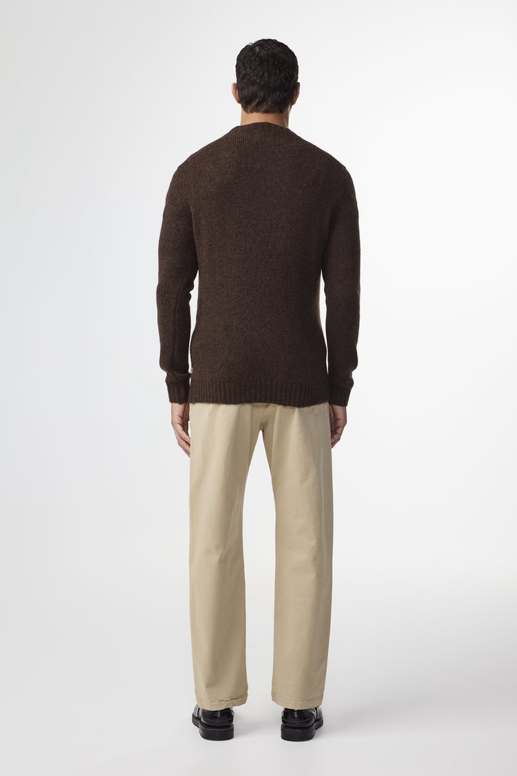 No Nationality 07 Lee 6598 Wool Blend Sweater 'Demitasse'
