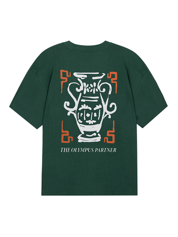 Comfort Club Amphora T-Shirt 'Forest Green'