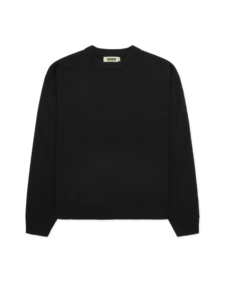 Woodbird Kurt Base Knit 'Black'
