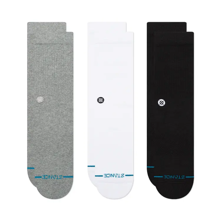 Stance Icon Crew Sock 3 Pack 'Multi'
