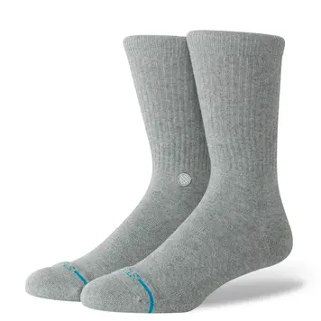 Stance Icon Crew Sock 'Heather Grey'