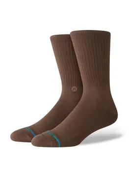 Stance Icon Crew Sock 'Brown'