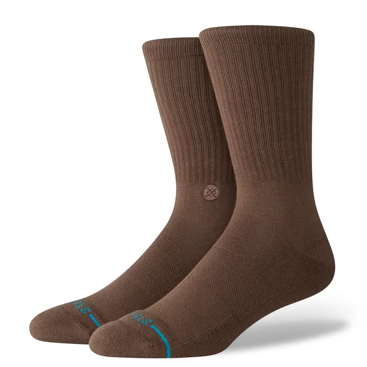 Stance Icon Crew Sock 'Brown'