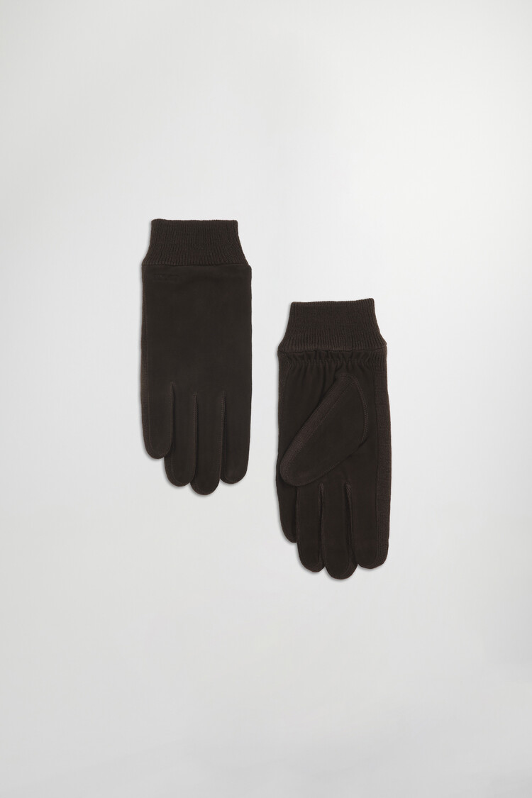 No Nationality 07 Suede Rib Gloves 9151 'Brown'