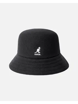 Kangol Wool Lahinch Bucket Hat 'Black"
